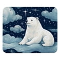 thumbnail image 1 of Polar Bear Gaming Mousepad Square, 8.3x9.8 Inch Non-Slip Rubber Bottom Printed Mouse Mat for Office and Gaming, 1 of 6