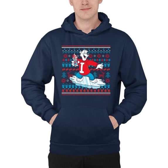 Polar-Bear Holiday Sweater - Festive ICEE Vibes Men's Hoodie