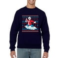 thumbnail image 1 of Polar-Bear Holiday Sweater - Festive ICEE Vibes Men's Sweatshirt, 1 of 4