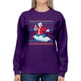thumbnail image 1 of Polar-Bear Holiday Sweater - Festive ICEE Vibes Women's Sweatshirt, 1 of 4