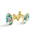 thumbnail image 1 of Polar Bear Men's Stainless Steel Cufflinks for Formal Attire, Wedding Wear, and Special Occasions, 1 of 6