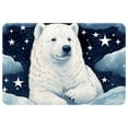 thumbnail image 1 of Polar Bear Non-Slip Polyester Door Carpet Kitchen Mat Door Mat, Machine Washable, 1 of 6