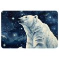 thumbnail image 1 of Polar Bear Polyester Non-Slip Machine Washable Chair Rugs Office Mat Area Rugs Bath Rug, 1 of 6