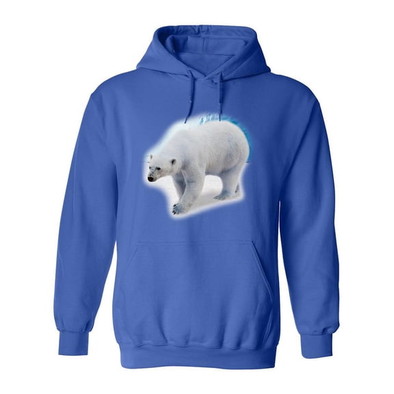 Polar Bear Portrait Hoodie Women -SPIdeals Designs, Female 4X-Large