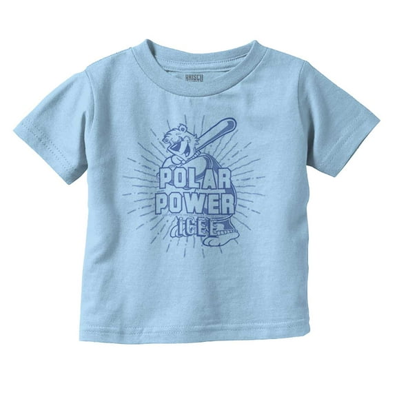 Polar Bear Power Icee Toddler Boy Girl T Shirt Infant Toddler Brisco Brands 12M