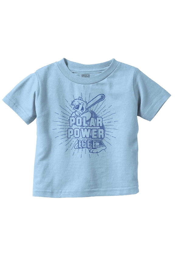 Polar Bear Power Icee Toddler Boy Girl T Shirt Infant Toddler Brisco Brands 12M