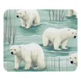 thumbnail image 1 of Polar Bear Square Printed Desk Mat Gaming Mouse Pad Non-Slip Rubber Bottom 8.3x9.8 Inch - Suitable for Office and Gaming, 1 of 6