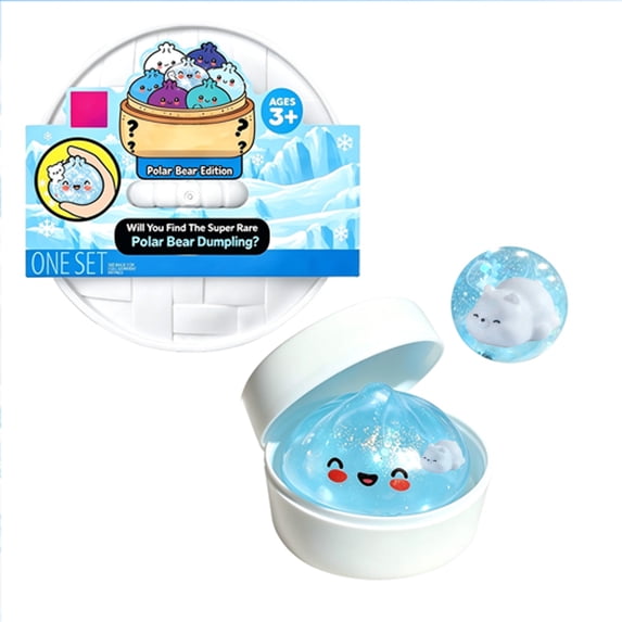 Polar Bear Squishy Toy Soft Silicone Squeeze Decompression Dough ...