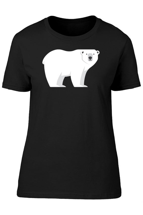 Polar Bear Standing Cartoon T-Shirt Men -Image by Shutterstock, Male Large