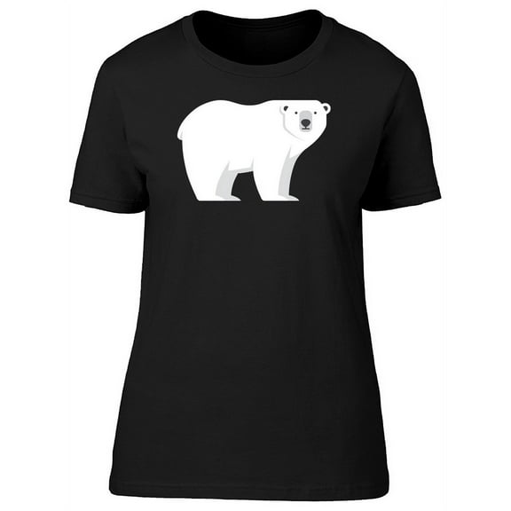 Polar Bear Standing Cartoon T-Shirt Men -Image by Shutterstock, Male XX-Large