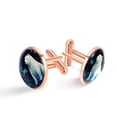 thumbnail image 1 of Polar Bear Stylish Dress Shirt Cufflinks Made of Stainless Steel for Formal Occasions, 1 of 1