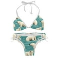 thumbnail image 1 of Polar Bear Swim Wear Bikini Set with Detachable Sponge & Adjustable Strap, Two-Pack for Versatile Swimming Suit Styles, 1 of 6