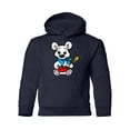 thumbnail image 1 of Polar Bear With Cereal Hoodie Juniors -Image by Shutterstock,  x-Large, 1 of 4