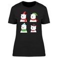 thumbnail image 1 of Polar Bear With Costumes T-Shirt Women -Image by Shutterstock, Female Small, 1 of 2