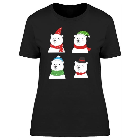 Polar Bear With Costumes T-Shirt Women -Image by Shutterstock, Female x-Large