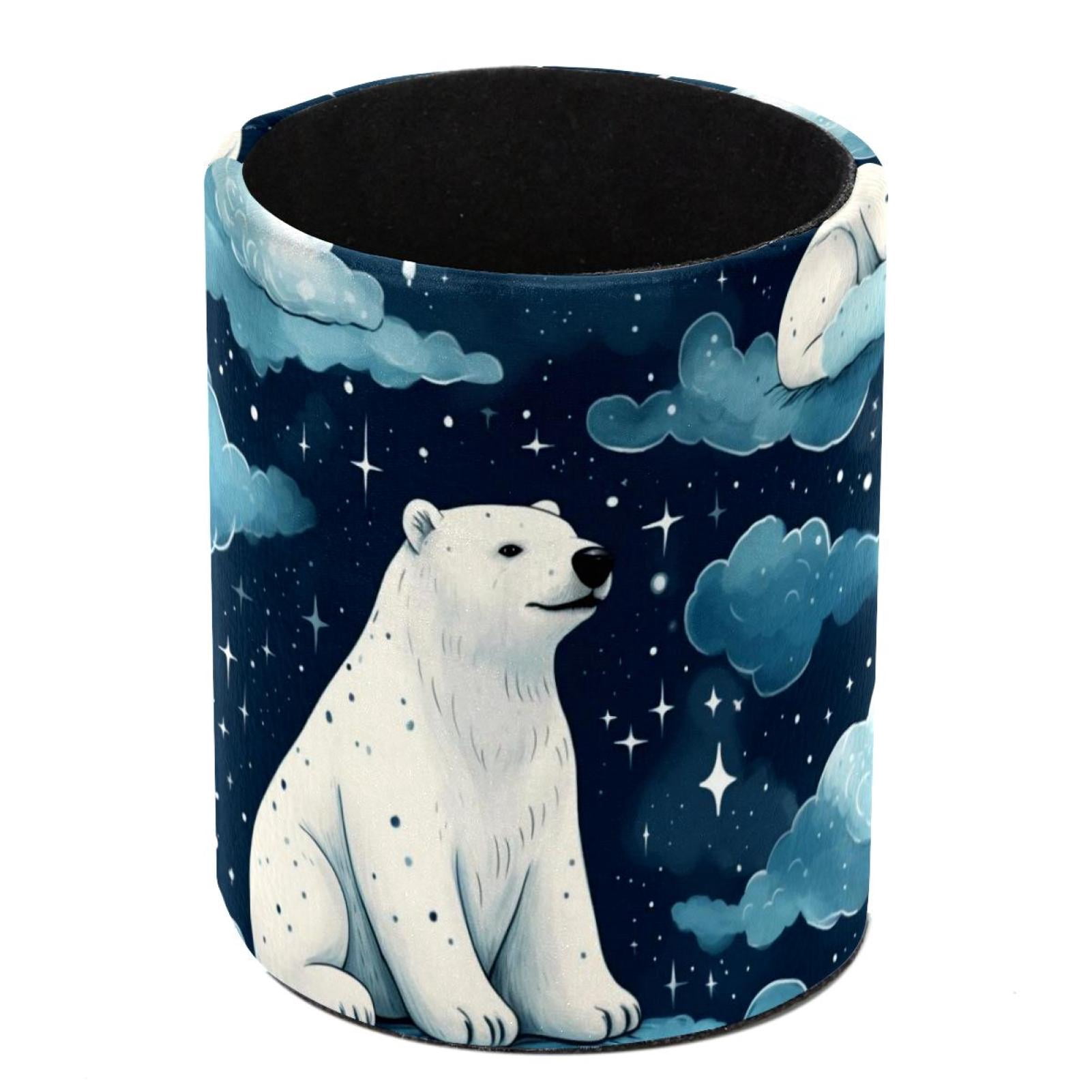polar-bear-and-white-cloud-circular-pencil-holder-pen-cup-makeup-brush