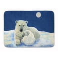 thumbnail image 1 of Polar Bears Moonlight Snuggle Machine Washable Memory Foam Mat, 1 of 4