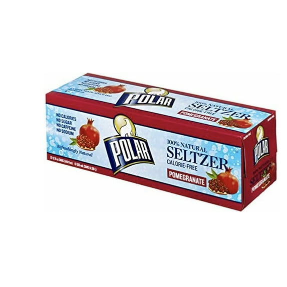 Polar Beverage Pomegranate Seltzer, 12 fl oz., 24 ct