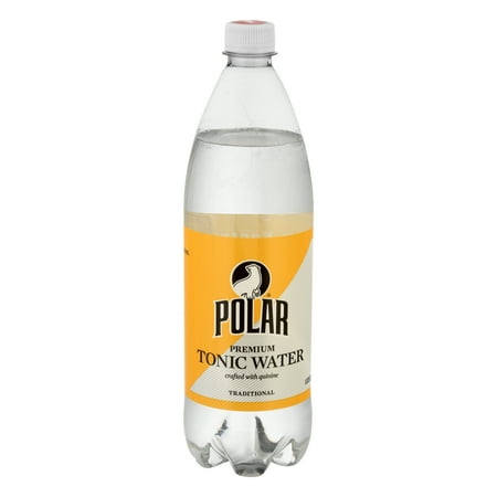 Polar Beverages Premium Tonic Water, Caffeine Free, 1 Plastic Liter