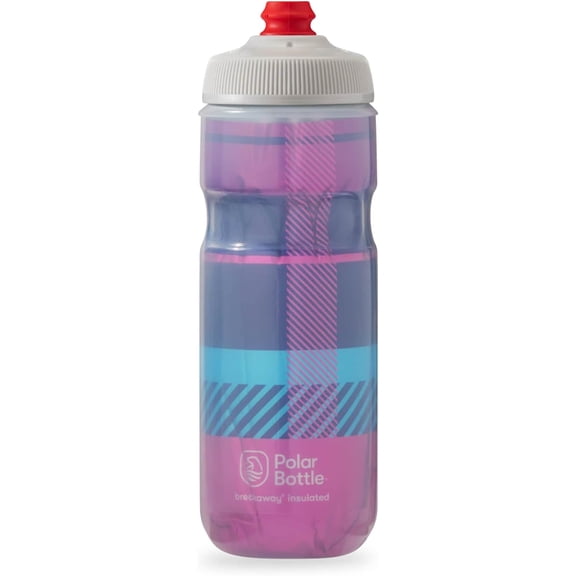 Polar Bottle Breakaway Insulated by HydraPak (20oz & 24oz) - BPA Free, Cycling & Sports Squeeze Water Bottle