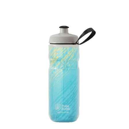 Polar Bottle Sport Insulated Water Bottle - BPA-Free, Sport & Bike Squeeze Bottle with Handle, 20 oz - Nimbus