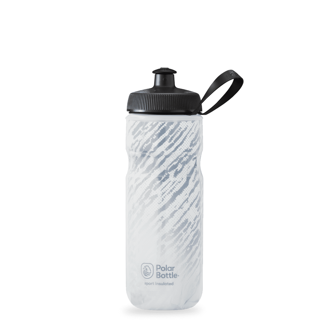 Polar Bottle Kids Insulated Water Bottle - 12oz Fireworks - Azure Blue -  BPA Free Sport & Bike Water Bottle, Easy Squeeze Bottle