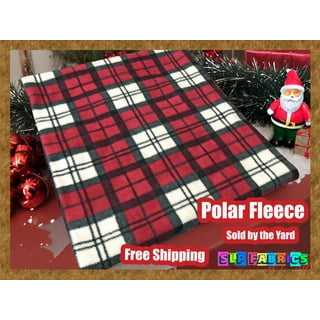  Wool Blend Tartan Plaid Christmas Holidays Navy Red