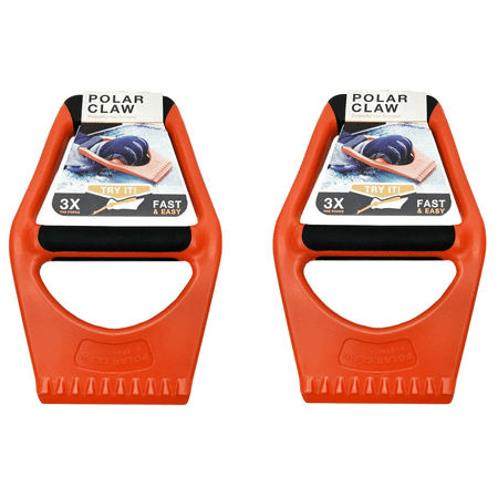 Polar Claw Powerful Handheld Ice Scraper, 2 Pack