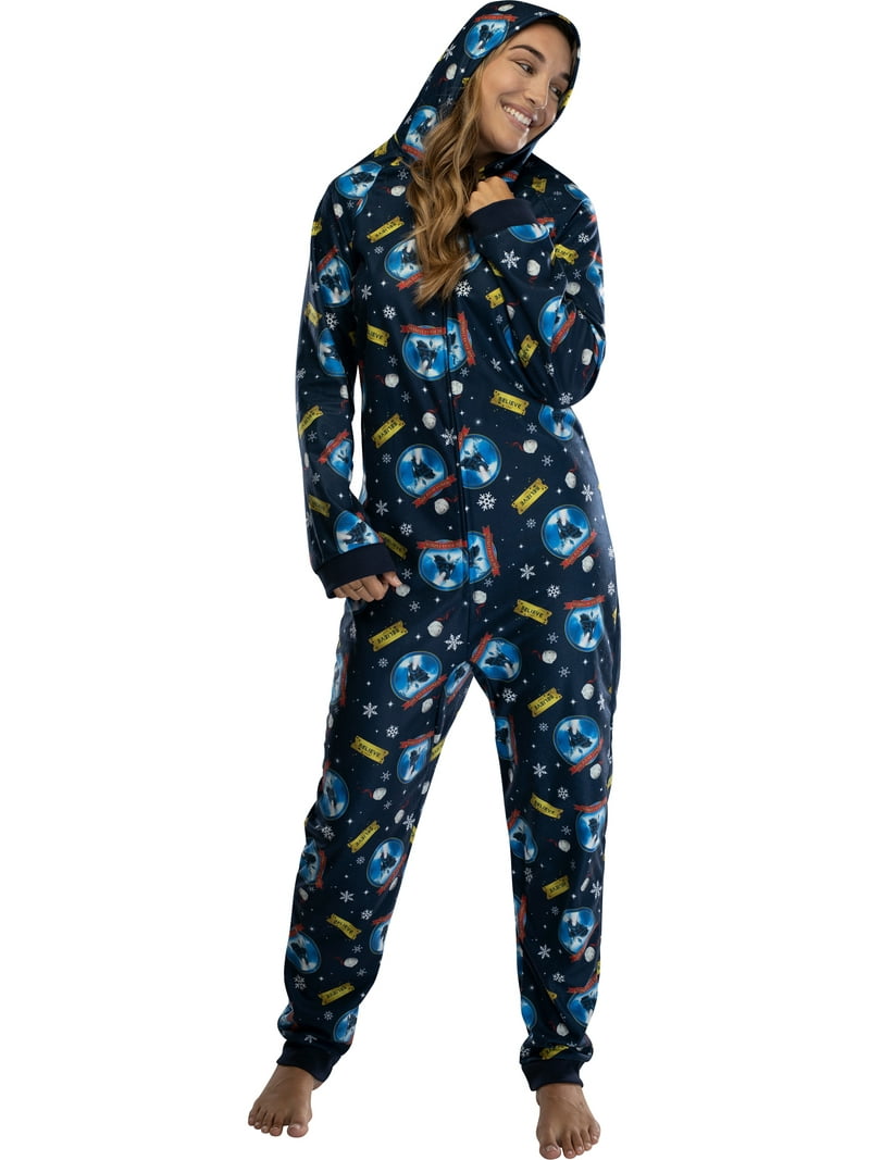 Polar Fleece One Piece Women's Pajamas Without Feet The Polar