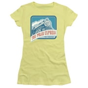 Polar Express - All Aboard - Juniors Teen Girls Cap Sleeve Shirt - Small