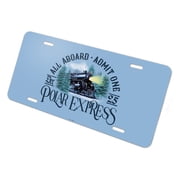 Polar Express All Aboard Novelty License Plate