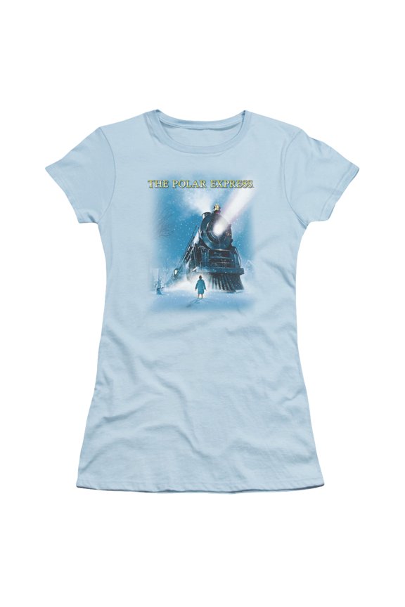 Polar Express - Big Train - Juniors Teen Girls Cap Sleeve Shirt - XX-Large