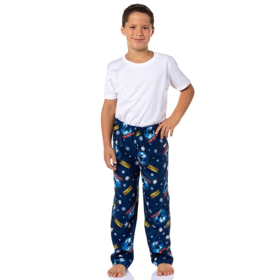 Polar Express Kids' Believe Train Christmas Holiday Movie Sleep Pajama Pants Lounge Sleepwear For Boys Girls