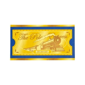 Polar Express Gold Ticket Luncheon Napkins 12 Pieces
