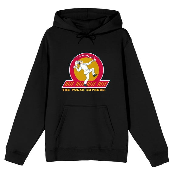 Polar Express Hot Hot Hot Chocolate Men's Black Sweatshirt-Small