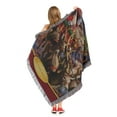 thumbnail image 1 of Warner Bros. Polar Express "Santa's Flight" 48" x 60" Woven Tapestry Throw, 1 of 3