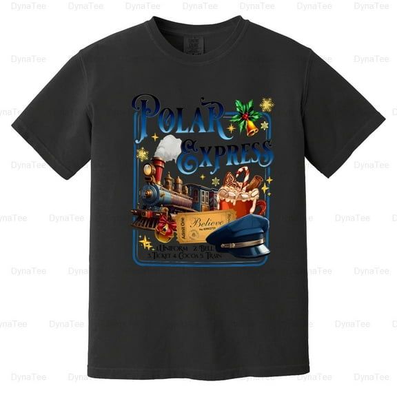 Polar Express Shirt Trip Christmas Family Trip Xmas Shirt All Comfort Color T-Shirt Unisex, up to 4XL