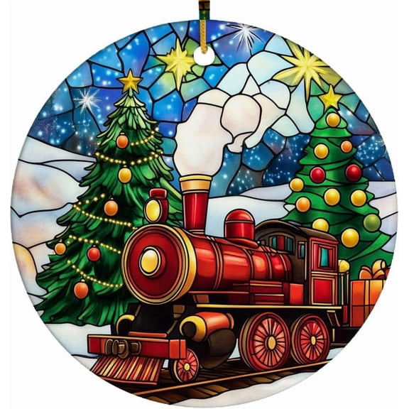 Polar Express Train Tree Ornaments, Polar Express Train for Christmas 2025, Polar Express Train Christmas Keepsake, Polar Express Train Christmas Hanging Décor YdmiRR