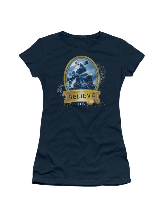 Polar Express - True Believer - Juniors Teen Girls Cap Sleeve Shirt - Small