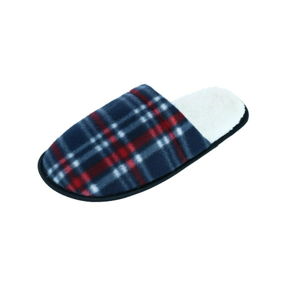 Polar Extreme Classic Plaid Sherpa Lined Slippers (Men)