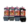 thumbnail image 1 of Polar Extreme Thermal Sock Extra Heavy Acrylic Winter Design Socks 4-Pack Colors (Style 5), 1 of 7