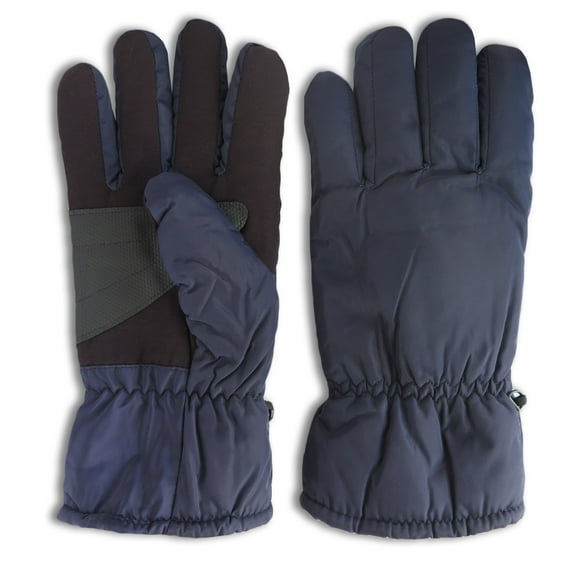 Polar Extreme Thick Waterproof Windproof Anti Slip Palm Warm Winter Sports Ski Gloves (Navy)