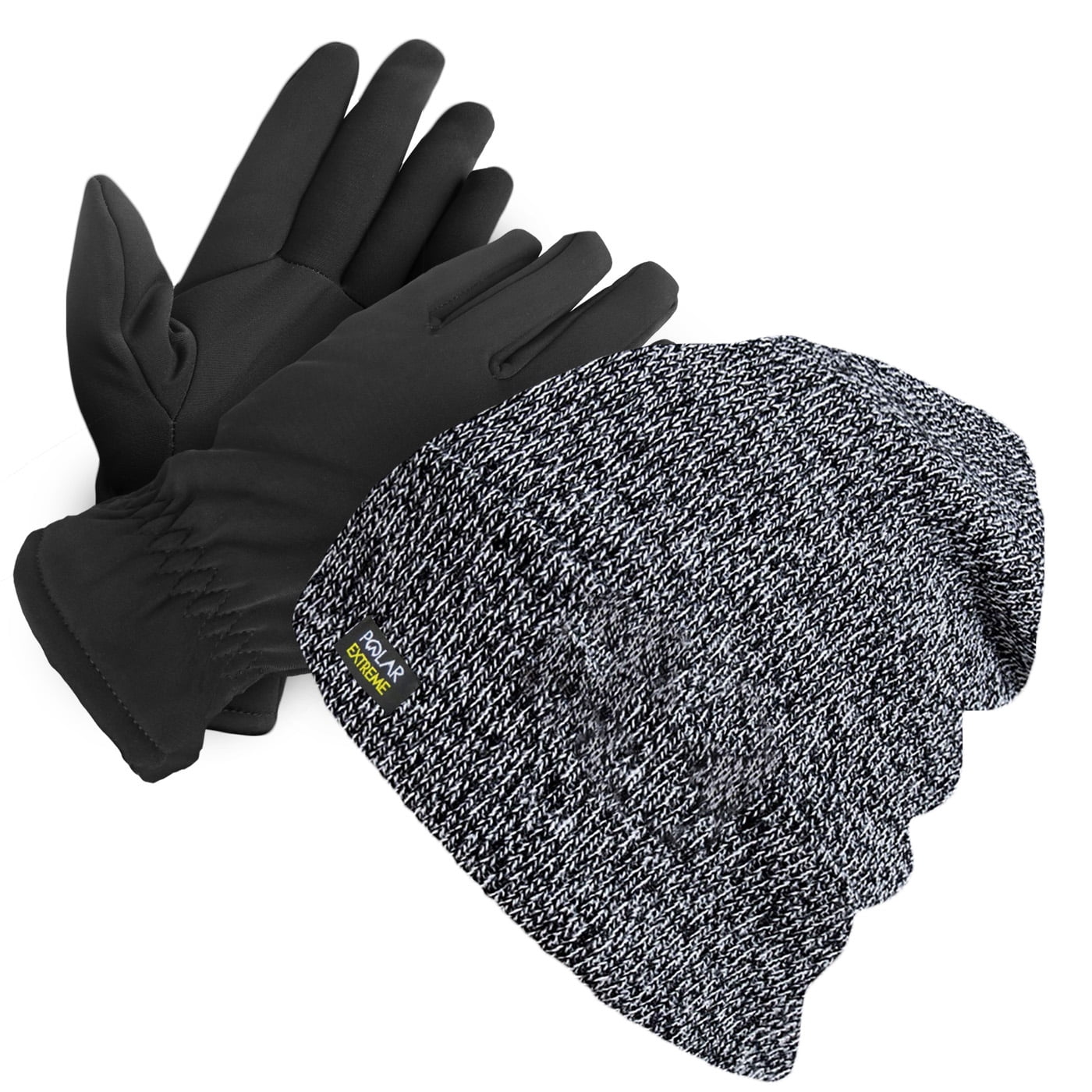 Northstar Unisex DeerSkin Sherpa Lined Black Mittens - Classic Chopper Style Winter Gloves