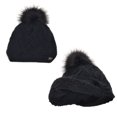 thumbnail image 1 of Polar Extreme Woman's Insulated Thermal Winter Hat (Black), 1 of 1