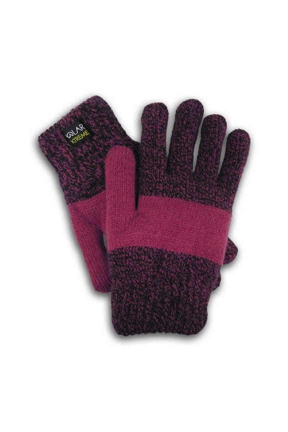 Women's Thermal Insulated Super Warm Winter Gloves (Fuchsia)