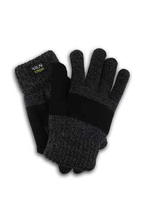 women's thermal insulated super warm winter gloves (black)