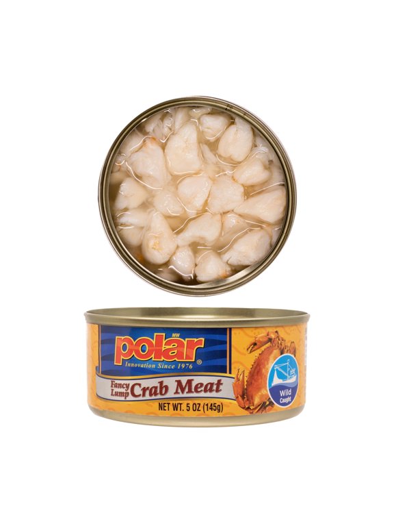 Polar Fancy Lump Crab Meat, 5 oz (Pack of 12), Good Source of Protein