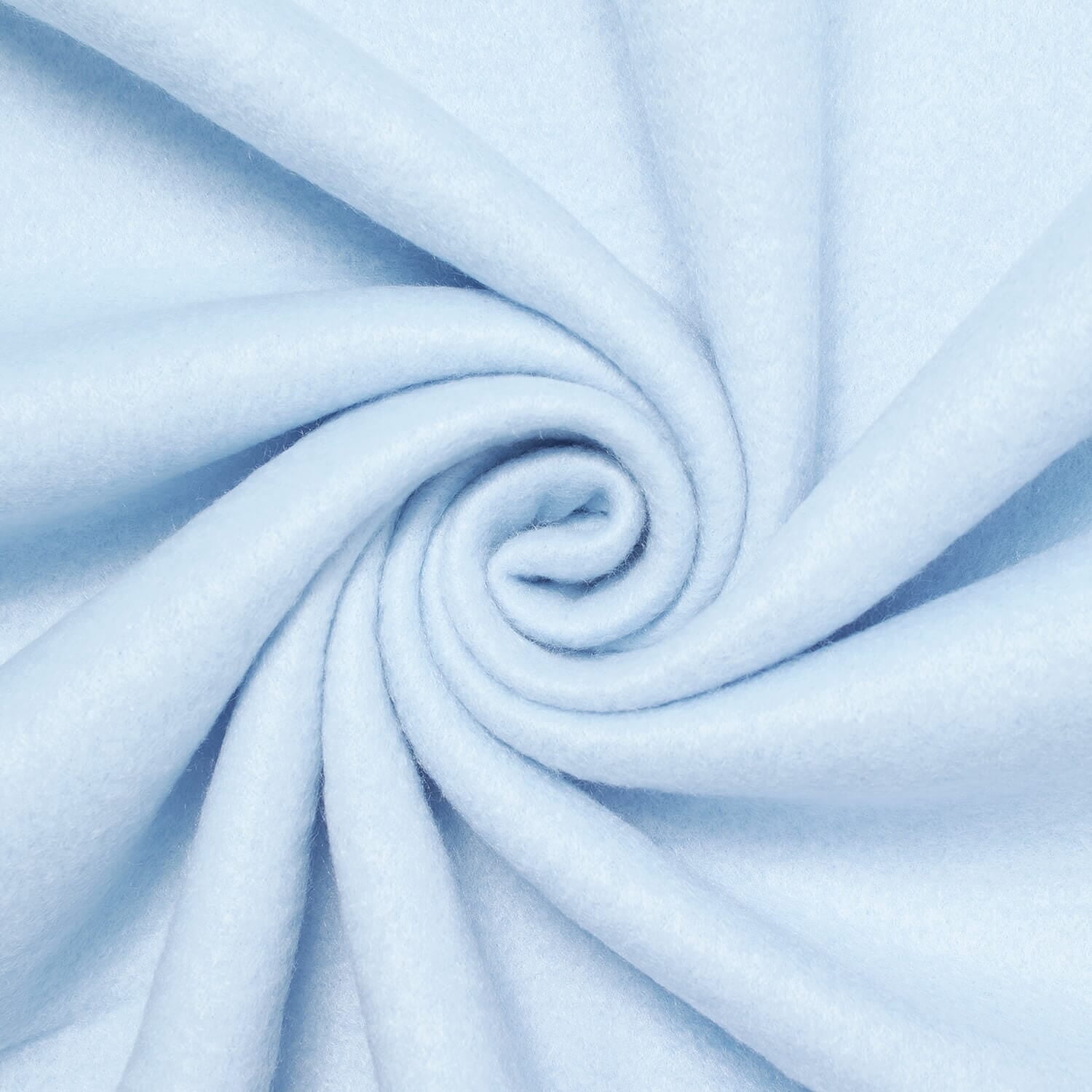 Polar Fleece 60" Soft Anti-Pill Polyester Flannel Fabric by the Yard – For Blankets, Jackets, Hats, Crafts & Sewing Projects (Light Blue, 1 Yard)