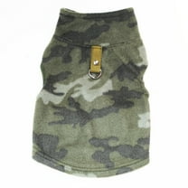 Polar Fleece Dog Vest, Soft Warm Sleeveless Jacket with Collar for Puppies, Cozy Apparel for Small Dogs in Fall & Winter Indoors. Camouflage 2XL