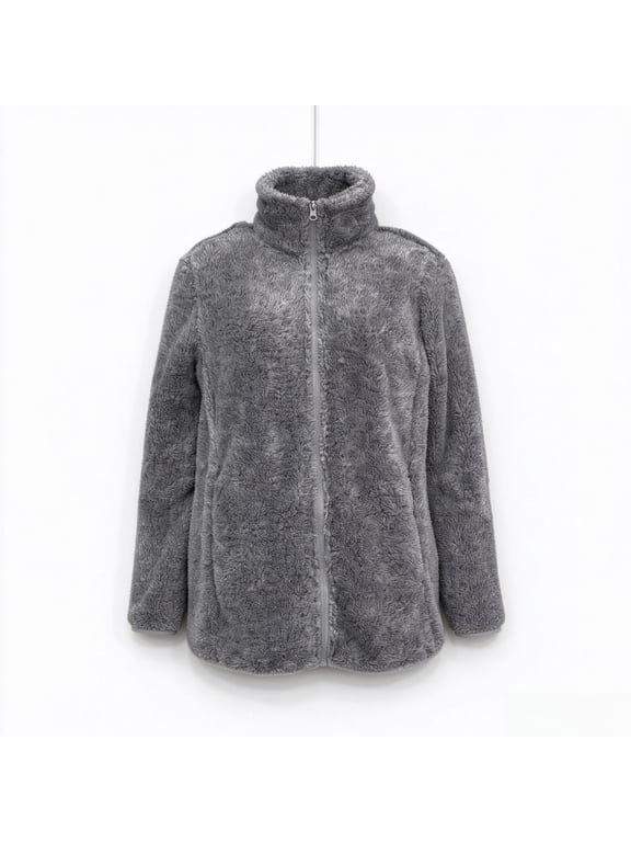 Polar Fleece, Stand Collar, Full Zipper Jacket